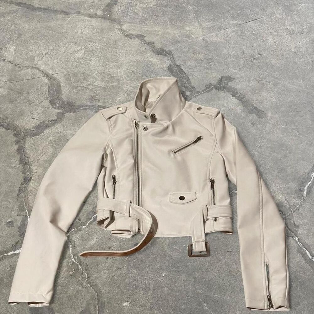 Windsor Women's White and Cream Jacket